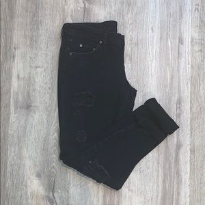 Carmar Black Distressed Jeans